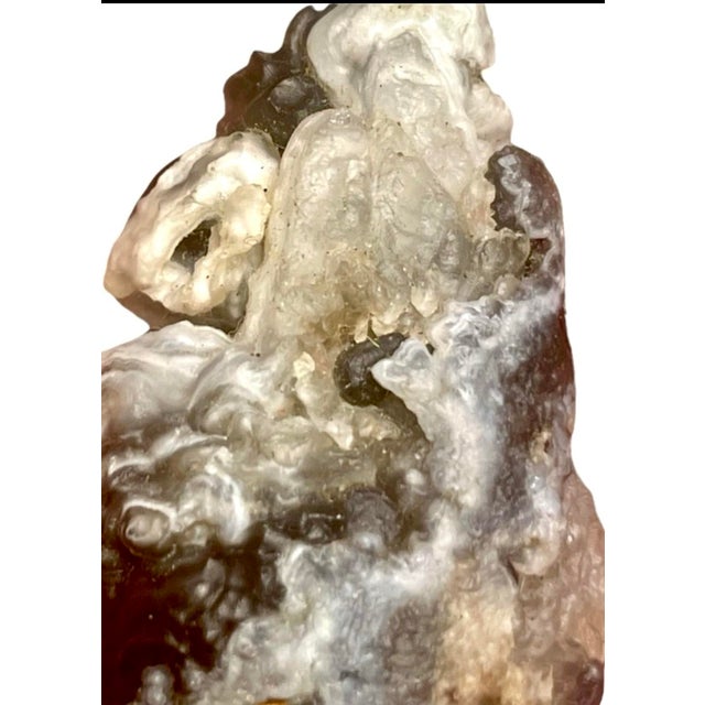 Abstract Mineral Specimen Alashan ‘Bubble’ Agate From Inner Mongolia For Sale - Image 3 of 6