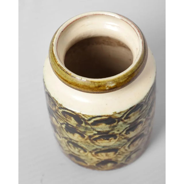 Mid-Century Modern Mid-Century Danish Ceramic Vase For Sale - Image 3 of 8