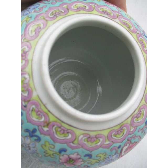 Blue Chinese Antique Ginger Jar Circa 1910-1920s For Sale - Image 8 of 8