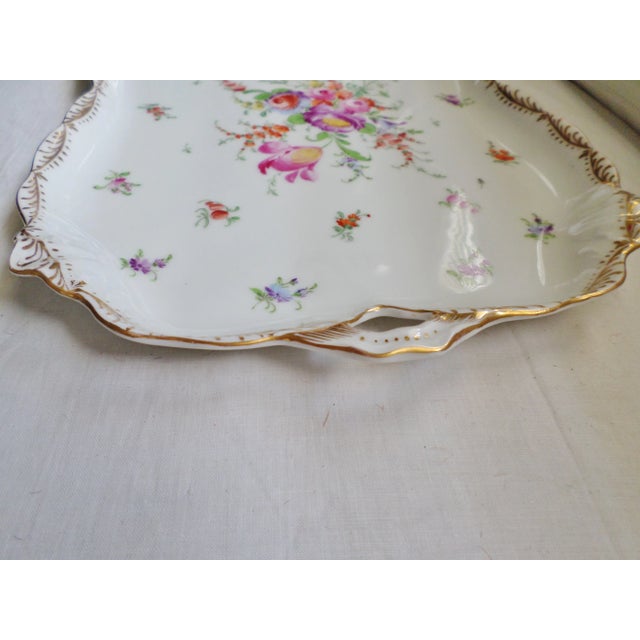 Dresden Porcelain "Malmaison" Tray For Sale In Columbia, SC - Image 6 of 11