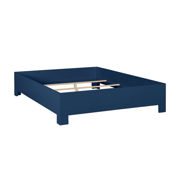 Silas Standard Bed Twin Extra Long - Navy For Sale - Image 10 of 12