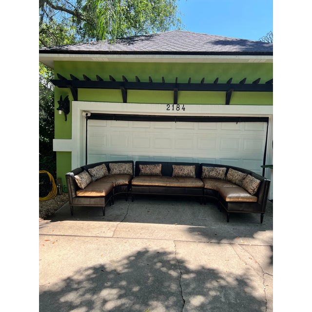 Custom Leathercraft Swanky Sectional Sofa For Sale - Image 12 of 12