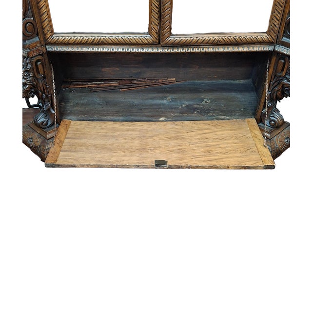 A 19th-Century Italian Renaissance Revival Display Cabinet For Sale - Image 11 of 11