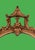 Chinoiserie Antique Gilded Wood Mirror Chinoiserie Style With Pagoda For Sale - Image 3 of 5