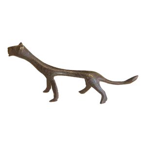 Vintage African Cheetah Dark Patina
