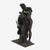 This antique bronze sculpture depicts a classical mythological scene of Silenus nurturing the young Bacchus, a subject...