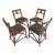 La Jolla Ratan Co Set of 4 Chairs For Sale