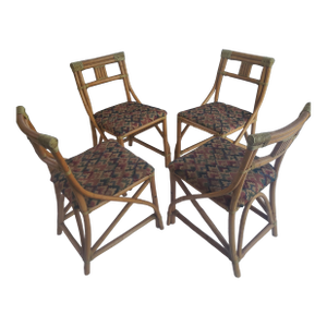La Jolla Ratan Co Set of 4 Chairs