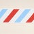 Schumacher Sample - Schumacher Airmail Ii Indoor/Outdoor Tape, Red & Blue For Sale - Image 4 of 4