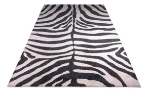 Rectangular Zebra Rug from Aland