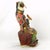 Vintage Shiwan Wucai Chinese Porcelain Pottery Figurine Lady Holding Fish Signed For Sale In Phoenix - Image 6 of 11