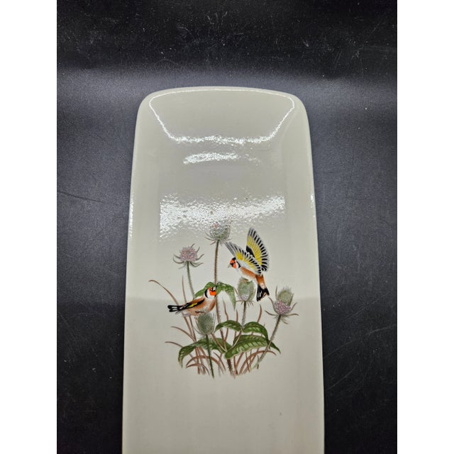 Vintage Birds Motif Boudoir Tray For Sale - Image 4 of 4