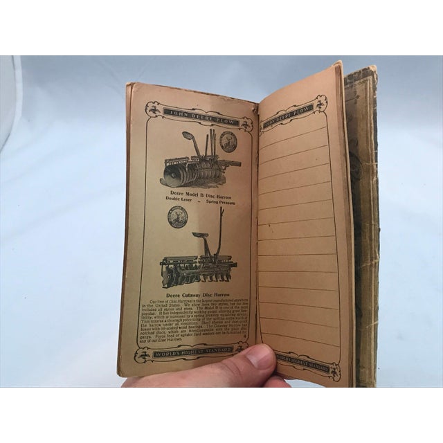 1903 John Deere Farmers Pocket Companion: Antique Advertising Ledger For Sale - Image 6 of 10