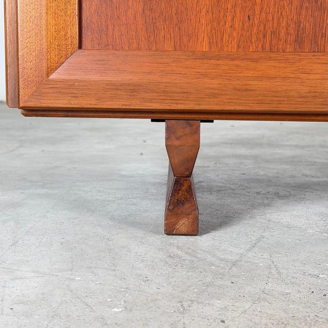 1950s Vintage MB15 Walnut Sideboard by Franco Albini for Poggi, 1958 For Sale - Image 5 of 18