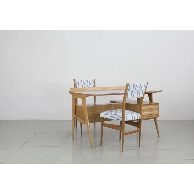 Set of Italian Maple Side Chairs from Gio Ponti, 1950s For Sale - Image 14 of 18