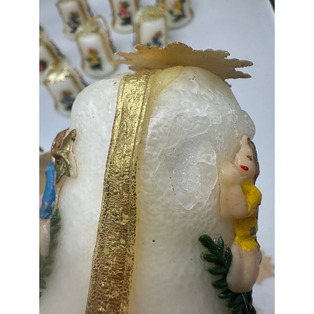 1950s Vintage German Christmas Ornaments For Sale - Image 5 of 7