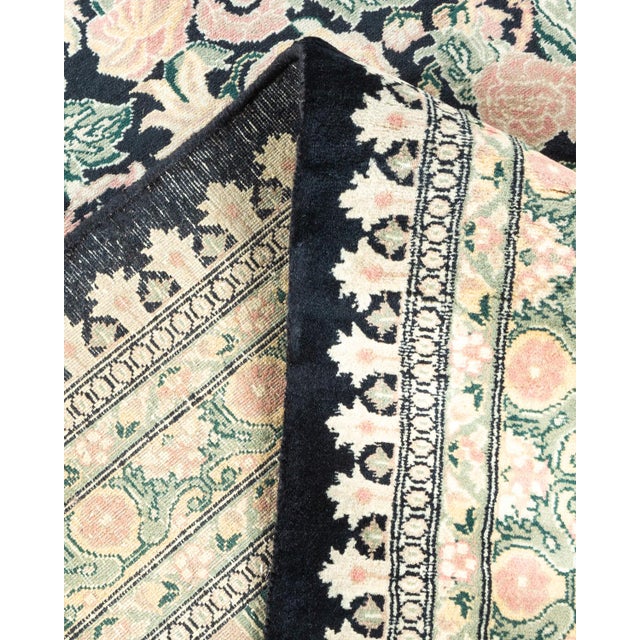 Mogul Hand-Knotted Area Rug - Black, 12' 2" x 17' 5" For Sale In New York - Image 6 of 8