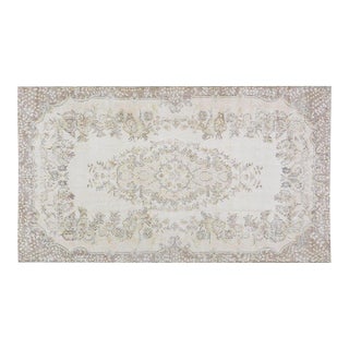 Vintage Turkish Anatolian Hand Knotted Wool Rug, 5'7x10 For Sale