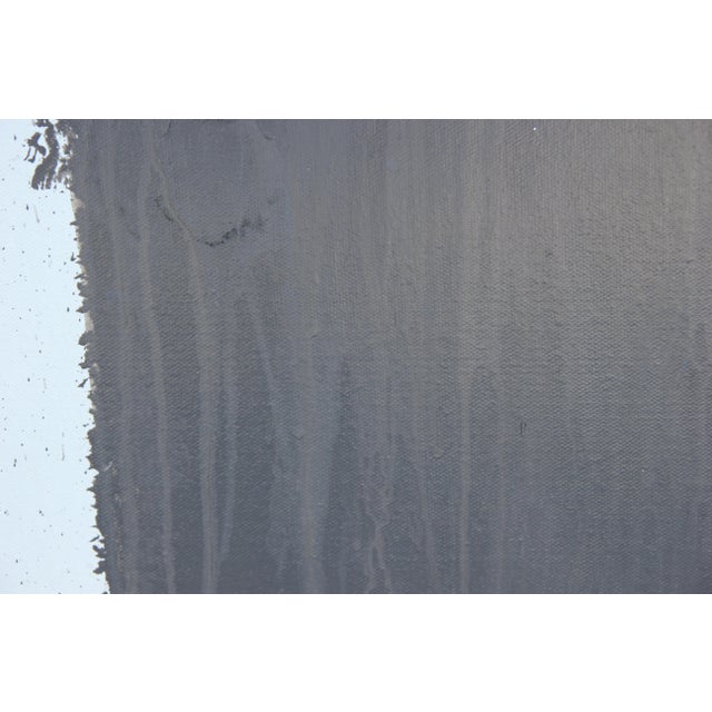 Nelda Gilliam Minimal Grey Contemporary Linear Painting, 2008 For Sale - Image 4 of 6