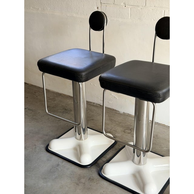 Birillo Bar Stools by Joe Colombo for Zanotta, Italy, 1971, Set of 3 For Sale - Image 3 of 11