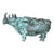 Vintage Asian Bronze Temple Rhino For Sale