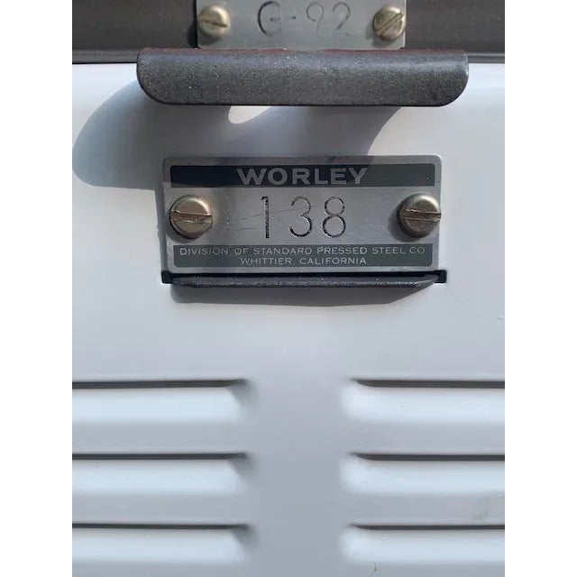 American Vintage American Flag Locker Dresser For Sale - Image 3 of 4