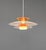 A beautifully balanced Danish pendant lamp from the 1970s, executed in warm yellow and orange lacquered metal. with its...