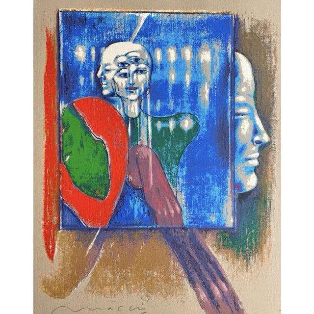 Romulo Maccio, Composition, Serigraph, 1978 For Sale - Image 6 of 6