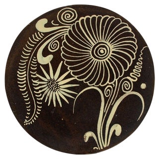 Mexican Floral Wall Plate For Sale
