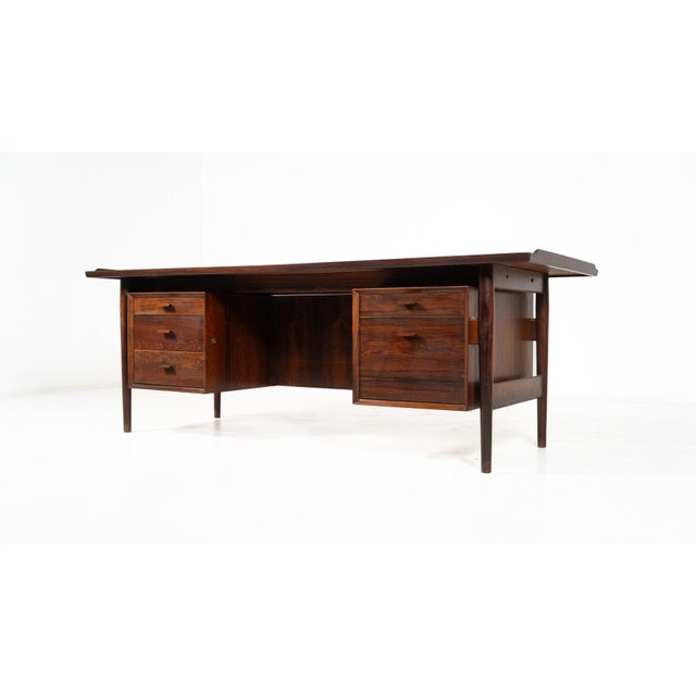Arne Vodder 207 Executive Desk by Arne Vodder for Sibast, 1960s For Sale - Image 4 of 12