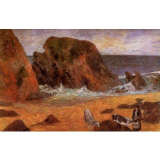 After Paul Gauguin Seascape in Brittany Giclee Ltd Edition For Sale