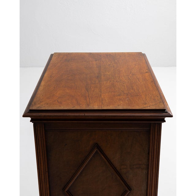 Wood 19th Century France Edwardian Brown Wood Storage Cabinets & Cupboards For Sale - Image 7 of 10
