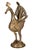 Antique Indian Horse Rider on Wheels & Peacock Bronze Sculpture 20th Century For Sale In Detroit - Image 6 of 9
