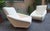 Distex Model Armchairs in White Boucle by Gio Ponti for Manifattura Artigianale Italiana, 1990s, Set of 2 For Sale - Image 6 of 7