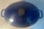 7 Quart Dutch Oven Martha Stewart Lapis Blue Enamel Oval With Two Handles For Sale - Image 4 of 8