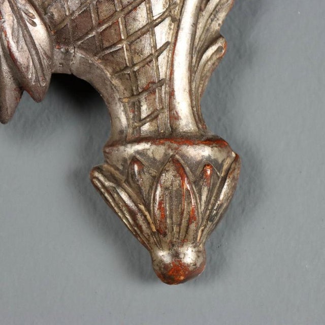 Gold Neoclassical Carved Wood Cartaglories, Set of 2 For Sale - Image 8 of 11