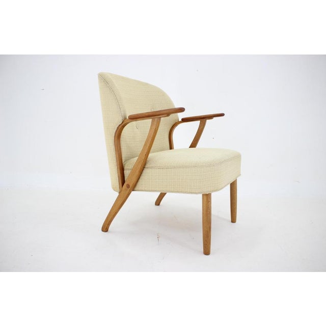 Danish Armchair in Oak by Chresten Findahl Brodersen, 1950s For Sale - Image 3 of 17