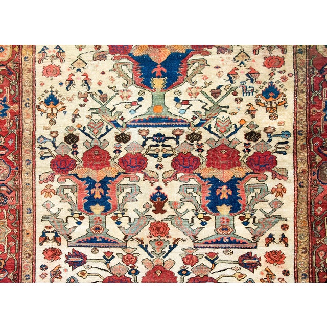 Early 20th Century Persian Senneh Rug For Sale - Image 11 of 16
