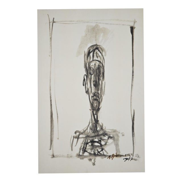 A. Giacometti, Portrait of Diego, 1963, Lithograph For Sale - Image 9 of 9
