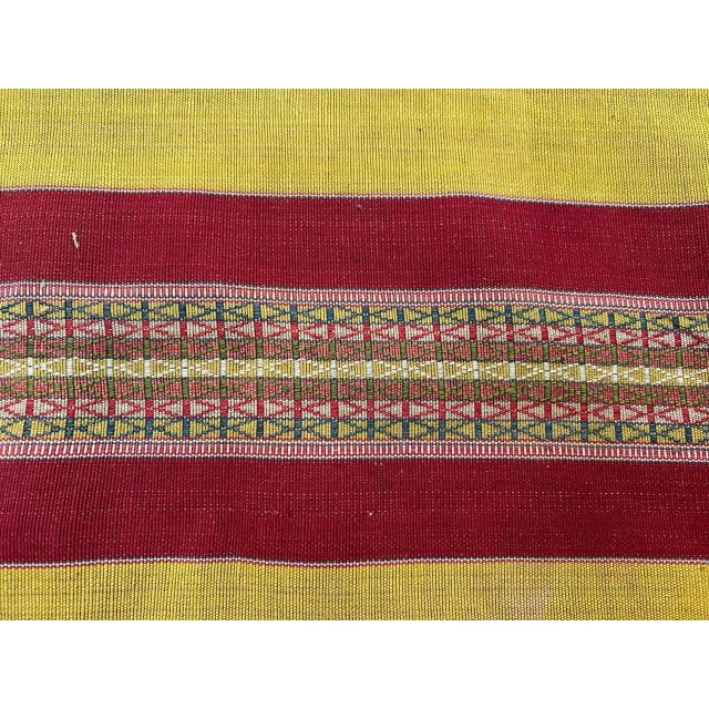 Longe Vintage Tunisian Woven Rug, 1930s For Sale - Image 4 of 10