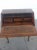 Late 20th Century French Provincial Burl Walnut W/ Inlay Drop Front Desk For Sale - Image 4 of 9