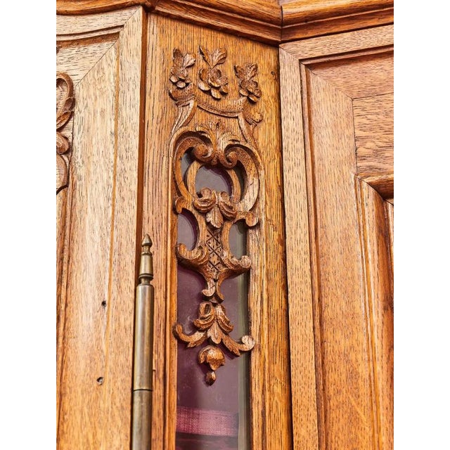 Antique Bookcase in Oak For Sale - Image 3 of 14