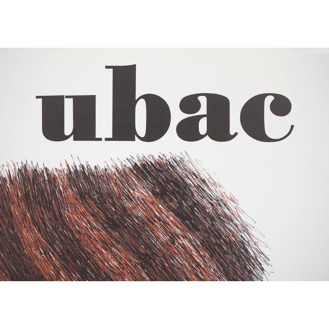 Raoul UBAC (1910-1985) Galerie Maeght Exhibition 1972 Original color lithograph poster On poster paper, 56 x 77 cm...