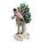 A decorative porcelain figure of a theatrical actor with mask, produced in Paris by Edmé Samson, circa 1860-1880, in the...