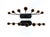 Seven-Arm Candelabras by Gunnar Ander for Ystad Metall, Sweden, 1950s, Set of 2 For Sale - Image 9 of 13