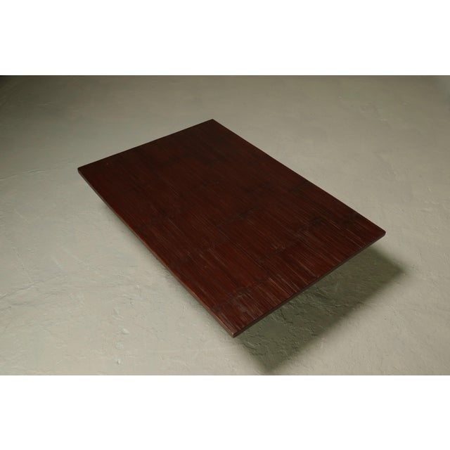 Bamboo and Wood Coffee Table by Axel Vervoordt, 1980s For Sale - Image 13 of 14