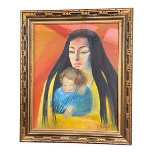 Florence Krieger American Artist Painting Mother and Child