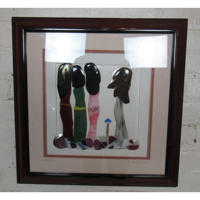 1960s Framed Acrylic Wall Art by P. K. Mortenson For Sale - Image 5 of 8