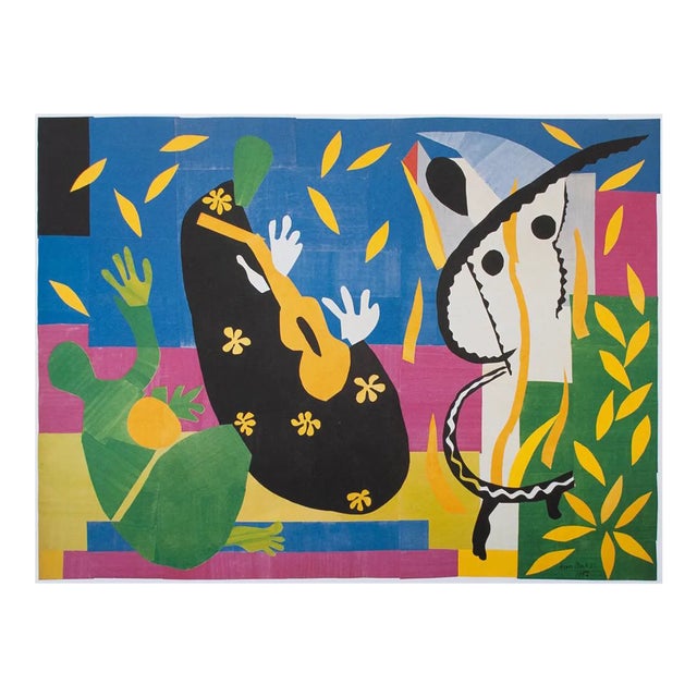2014 After Henri Matisse, "The Sorrows of the King" First German Edition Poster For Sale