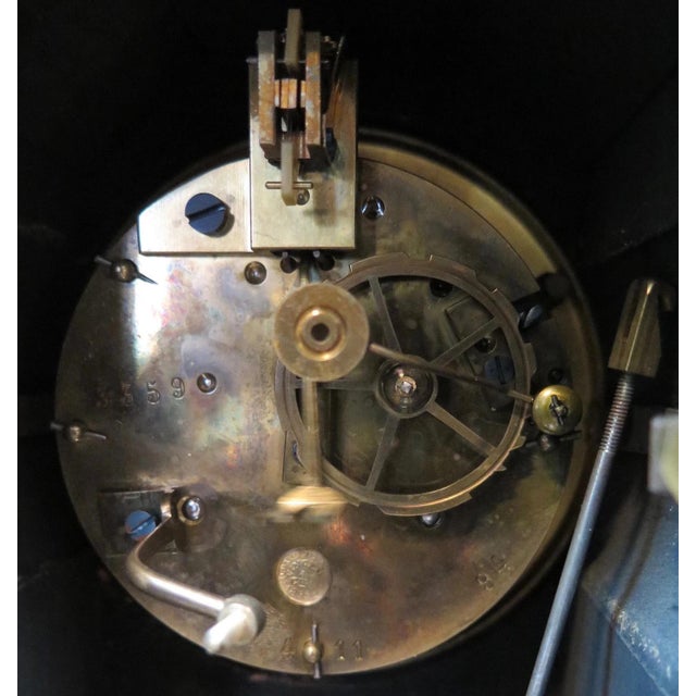 Vintage Continental Mantle Clock For Sale - Image 12 of 12